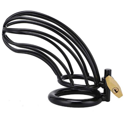 METAL HARD - JAULA ANILLO CASTIDAD BIRD NEGRO