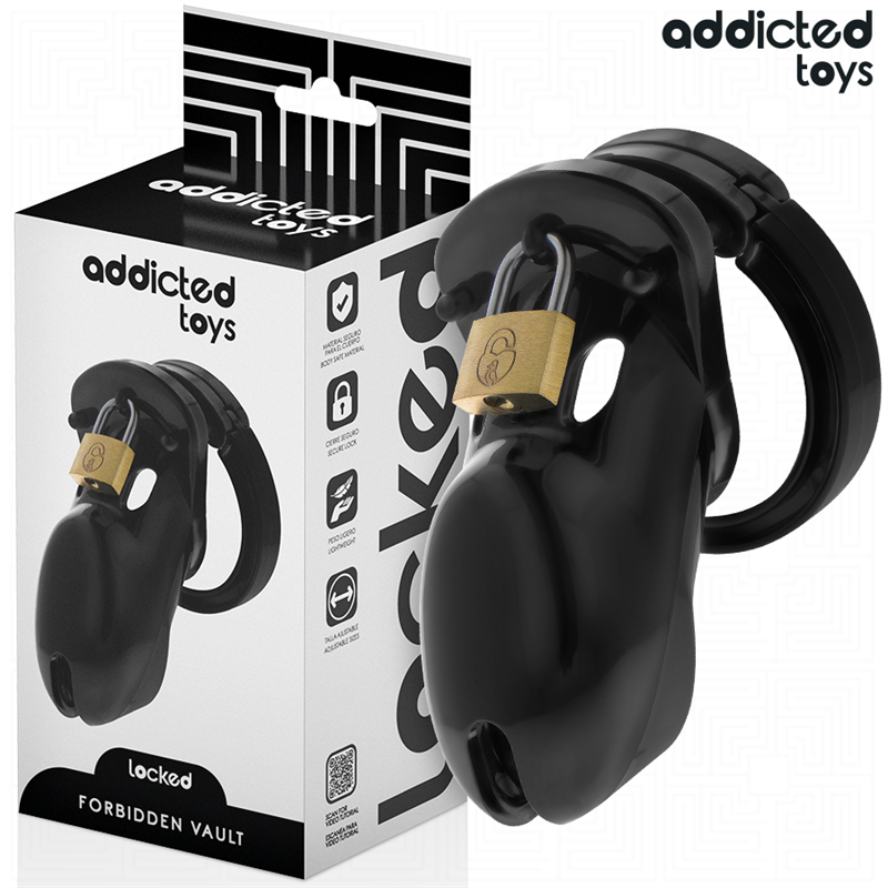 ADDICTED TOYS LOCKED - FORBIDDEN VAULT JAULA PARA PENE 10 CM