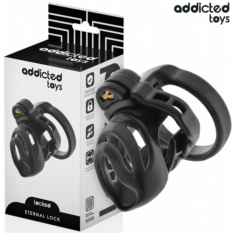 ADDICTED TOYS LOCKED - ETERNAL LOCK JAULA PARA PENE 9 CM