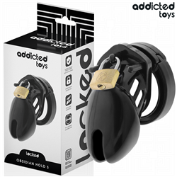 ADDICTED TOYS LOCKED - OBSIDIAN HOLD JAULA PARA PENE TALLA S