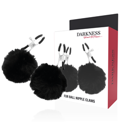 DARKNESS - PINZAS PARA PEZONES CON POMPONES 1