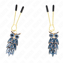 KINK - PINZAS PARA PEZONES CON COLGANTE DE BÚHO 6 CM