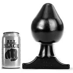 ALL BLACK - ANAL PLUG 19 CM