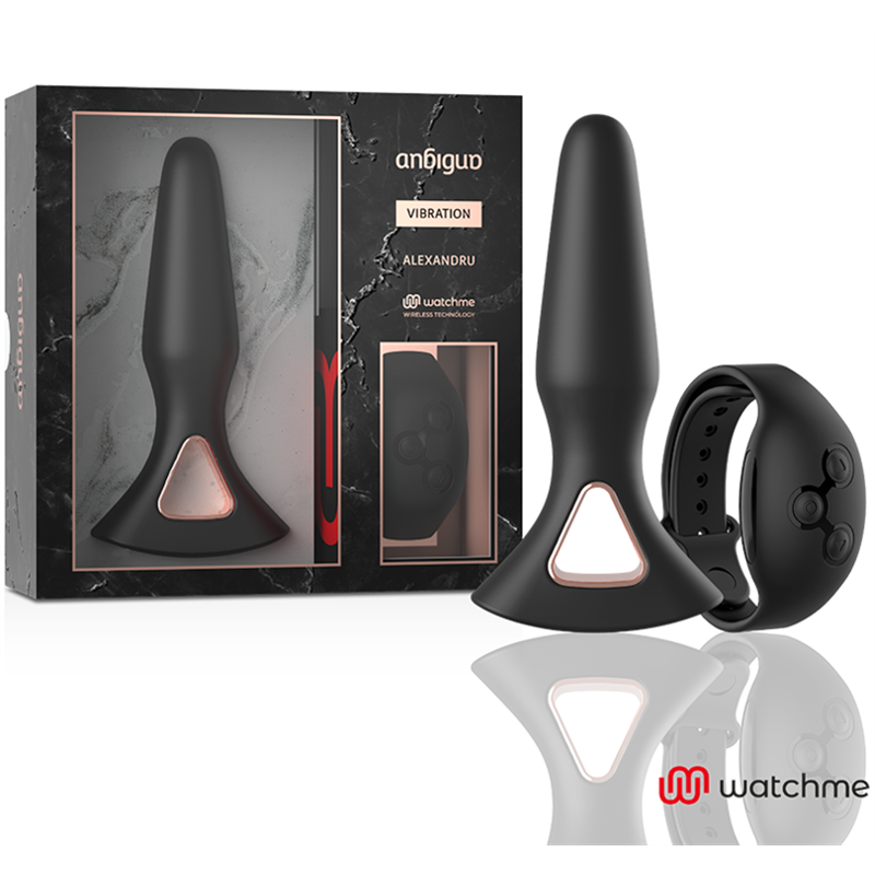 ANBIGUO - WATCHME CONTROL REMOTO VIBRADOR PLUG ANAL ALEXANDRU