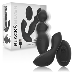BLACK&SILVER - CORA PLUG PROSTÁTICO SILICONA CONTROL REMOTO