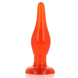BAILE - PLUG ANAL TACTO SUAVE ROJO 14.2 CM