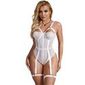 LEG AVENUE - PANTYS DE REJILLA CON ABERTURAS PLUS