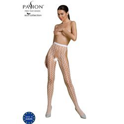 PASSION - ECO COLLECTION BODYSTOCKING ECO S007 BLANCO
