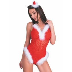 LIVCO CORSETTI FASHION - NAUGHTY SANTA LC 90706 BODY NAVIDEÑO S/M