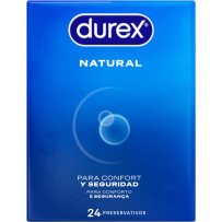 DUREX - PRESERVATIVOS NATURAL 24 UNIDADES