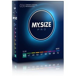 MY SIZE - PRO PRESERVATIVOS 45 MM 3 UNIDADES