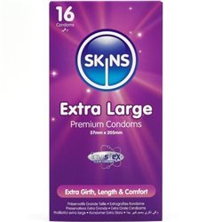 SKINS - TAMAÑO XL PRESERVATIVOS PREMIUM PACK 16