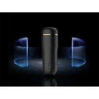 SHEQU - SNOW MASTURBADOR VAGINA CON VIBRACIÓN Y SUCCIONADOR