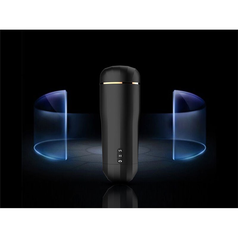 SHEQU - SNOW MASTURBADOR VAGINA CON VIBRACIÓN Y SUCCIONADOR