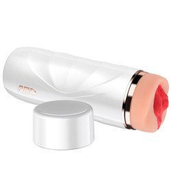 SHEQU - RILEY MASTURBADOR VAGINA CON VIBRACIÓN Y SUCCIONADOR