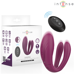 INTENSE - SANDRA VIBRADOR & ESTIMULADOR DE PINZAS CON GOLPETEO CONTROL REMOTO