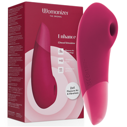 WOMANIZER - ENHANCE ESTIMULADOR DE CLITORÍS ROSA VIBRANTE