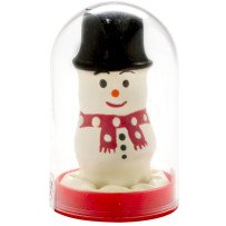 CONDOMERIE - PRESERVATIVO DECORATIVO PINTADO A MANO MUÑECO DE NIEVE