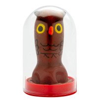 CONDOMERIE - PRESERVATIVO DECORATIVO PINTADO A MANO BÚHO