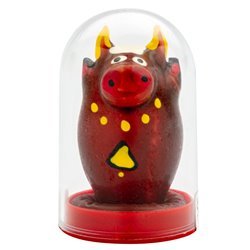 CONDOMERIE - PRESERVATIVO DECORATIVO PINTADO A MANO TORO MODELO 1