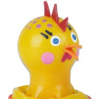 CONDOMERIE - PRESERVATIVO DECORATIVO PINTADO A MANO POLLO PEGADO