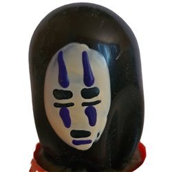 CONDOMERIE - PRESERVATIVO DECORATIVO PINTADO A MANO MASCARILLA FANTASMA NEGRO