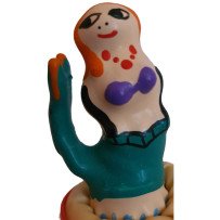 CONDOMERIE - PRESERVATIVO DECORATIVO PINTADO A MANO SIRENA
