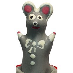 CONDOMERIE - PRESERVATIVO DECORATIVO PINTADO A MANO RATÓN MODELO 2