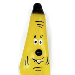 CONDOMERIE - PRESERVATIVO DECORATIVO PINTADO A MANO PLÁTANO MODELO XL